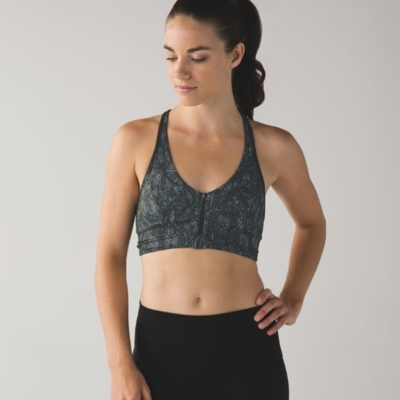 lululemon athletica Other - Lululemon Cool To Street Bra in Gator Green